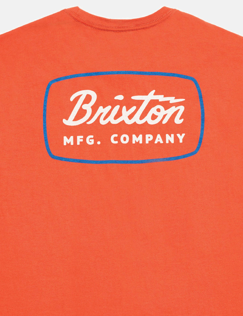 T-Shirt Premium Brixton Jolt - Argile Rouge