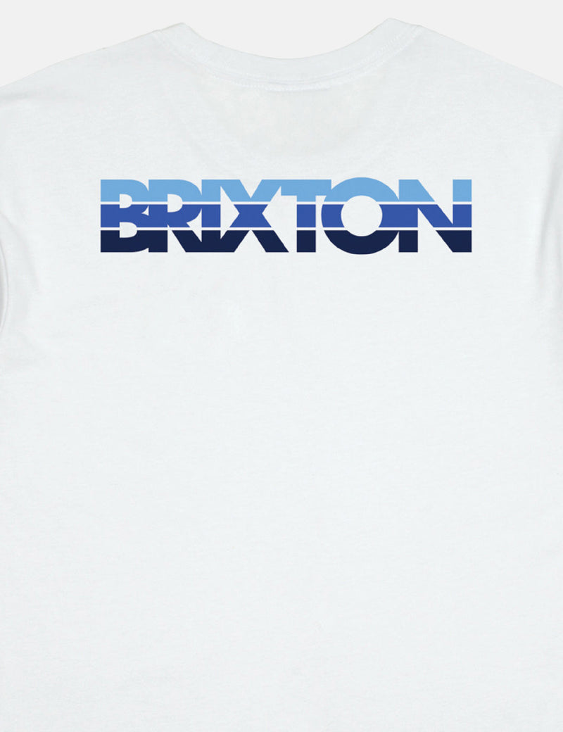 Brixton InterceptorIIプレミアムTシャツ-ホワイト