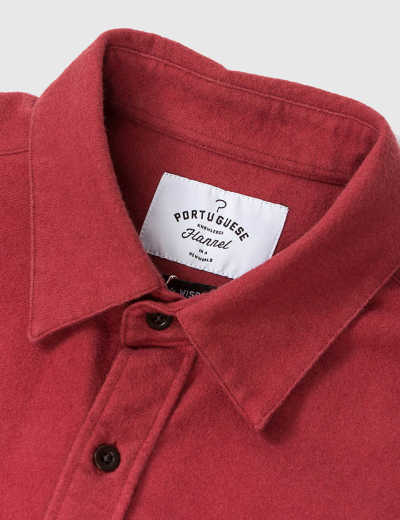 Chemise Campo en flanelle portugaise - Rouge