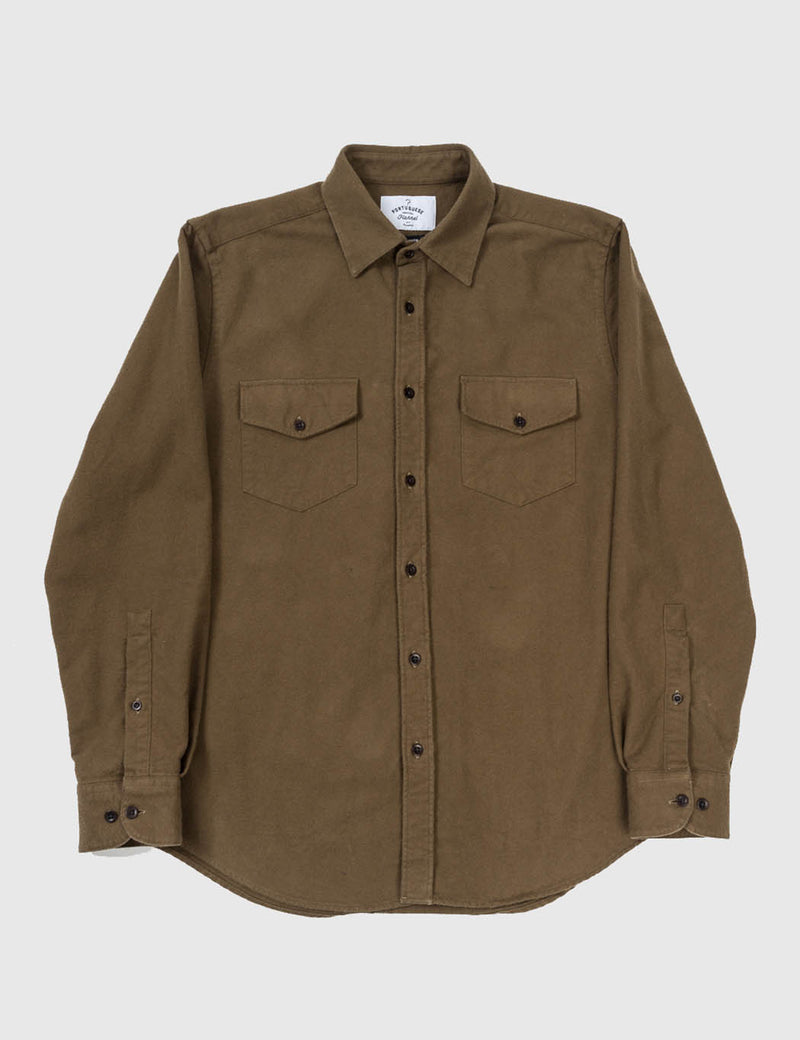 Portuguese Flannel Campo Shirt - Green