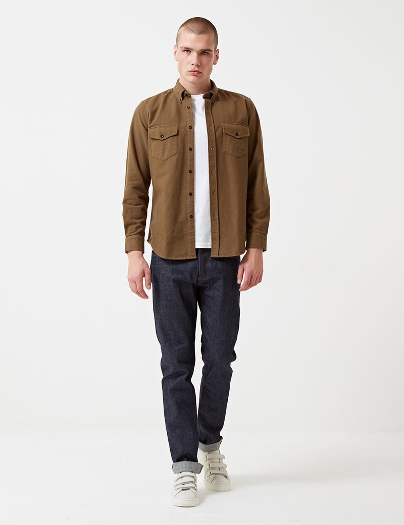 Portuguese Flannel Campo Shirt - Green