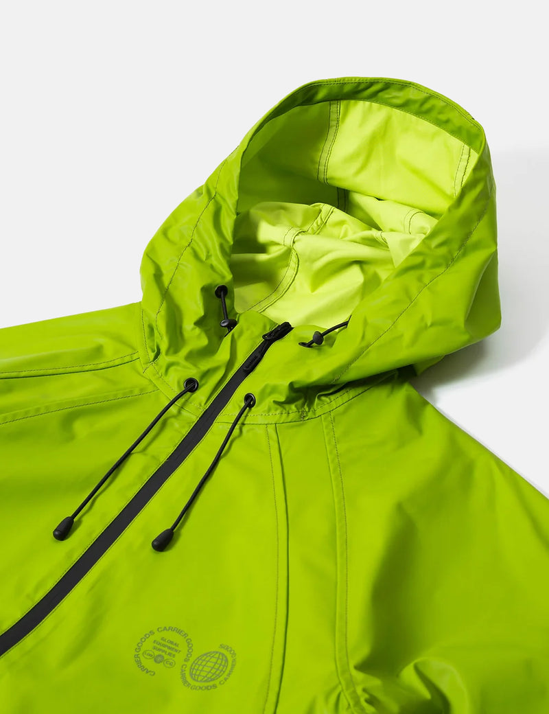 Purple Mountain Observatory Waxed Elements Jacket - Lima Bean Green