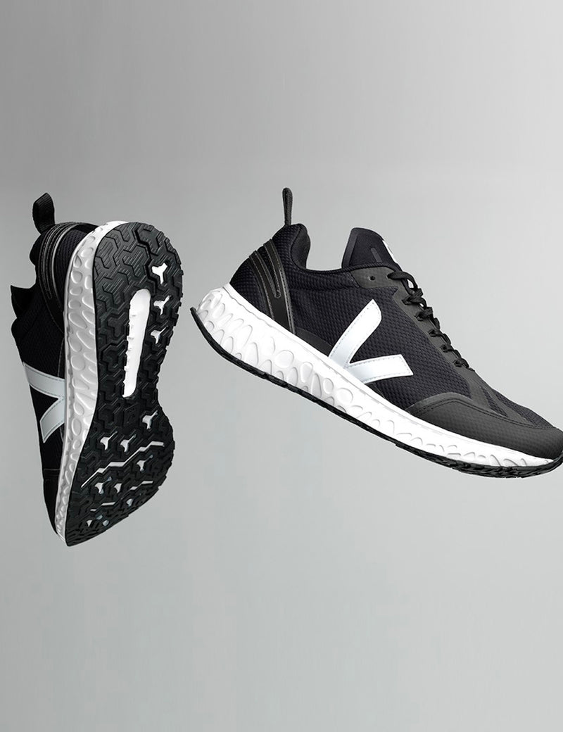 Chaussures Running Veja Condor Mesh - Noir/Blanc