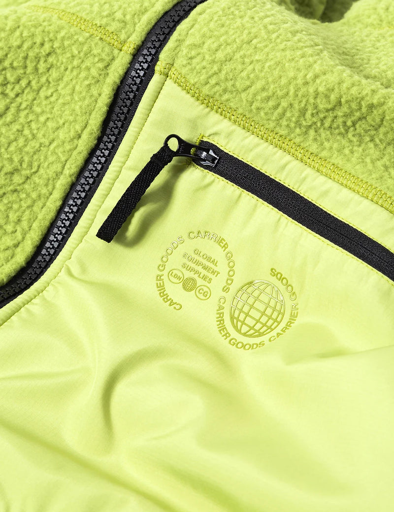 Purple Mountain Observatory Borg Fleece Jacket - Lime