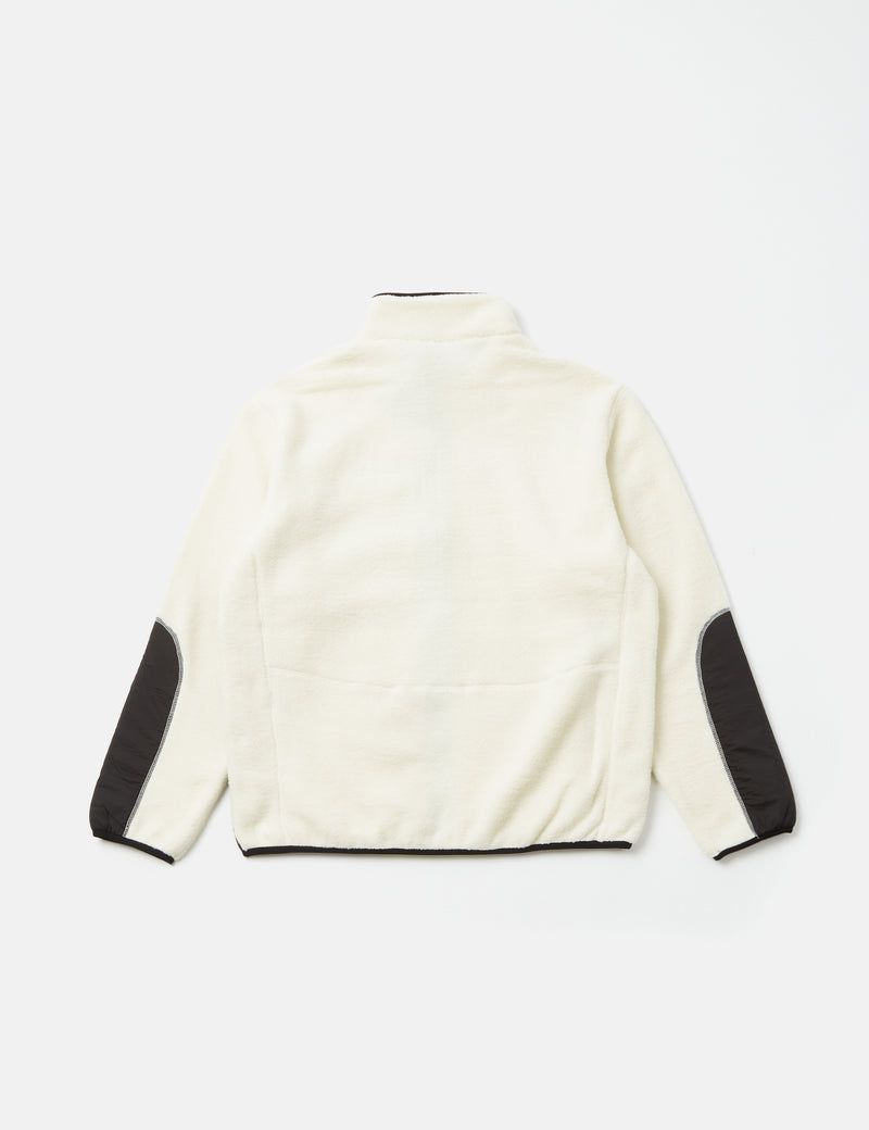 Carrier Goods Borg Zip Through Fleece Jacket - Snow