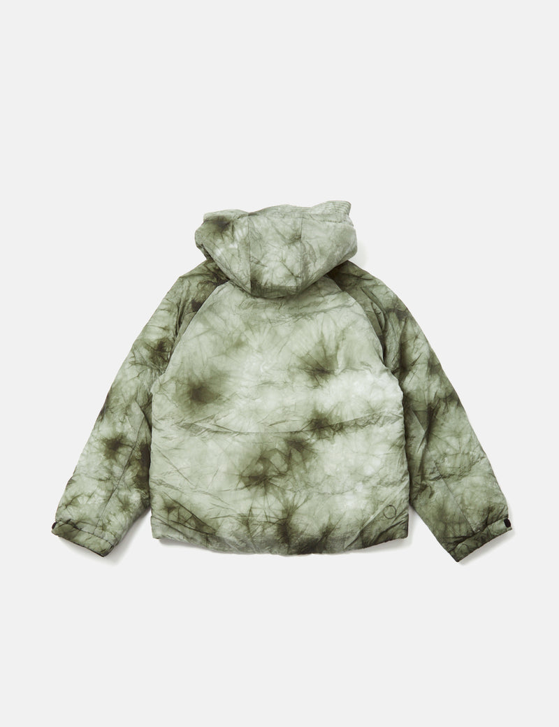 Carrier Goods All Weather Cocoon Puffa - Green Tie Dye