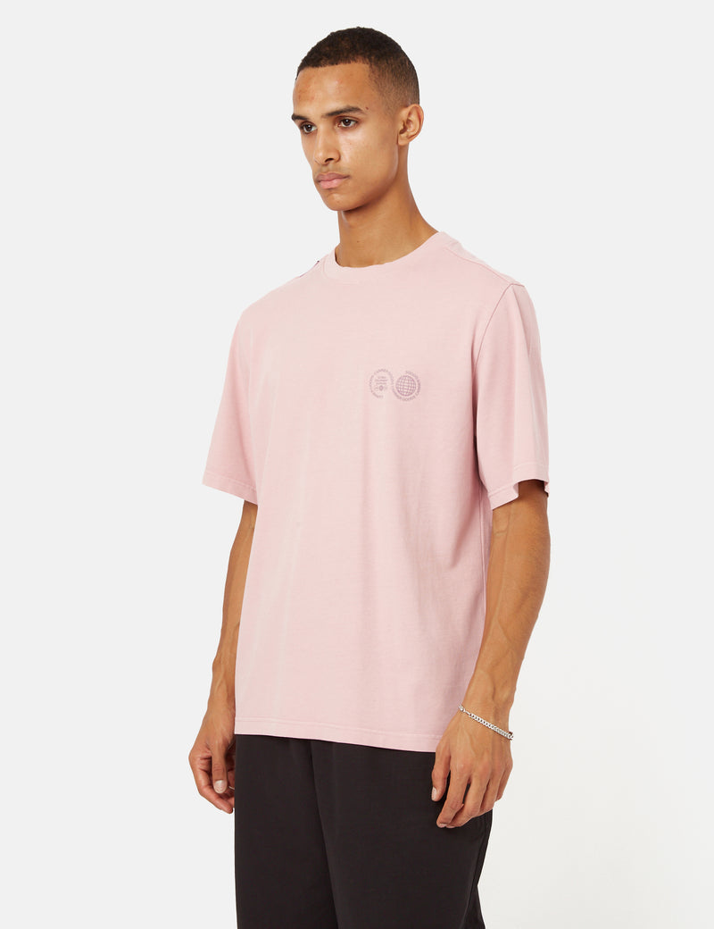 Carrier Goods Core Logo T-Shirt - Rose