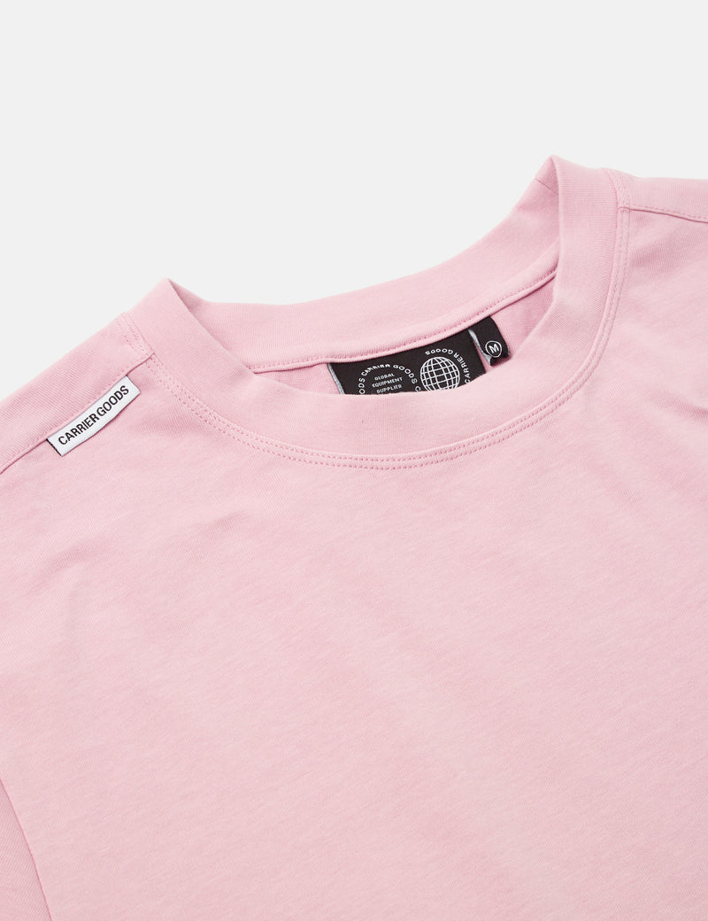 Carrier Goods Core Logo T-Shirt - Rose