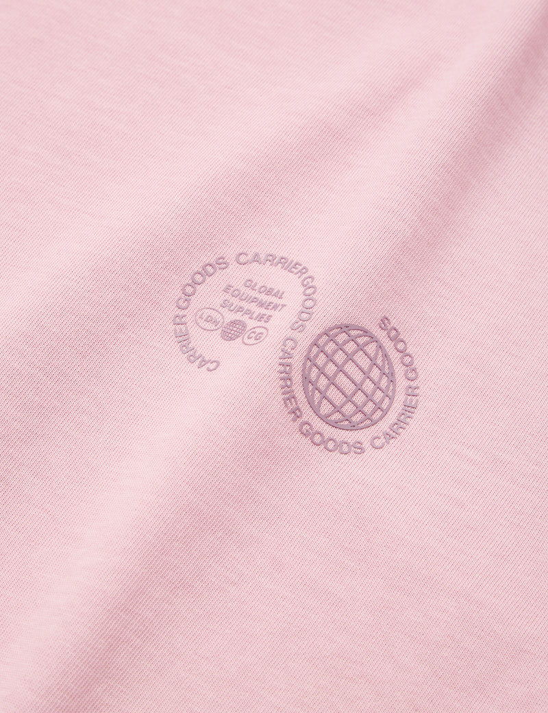 Carrier Goods Core Logo T-Shirt - Rose