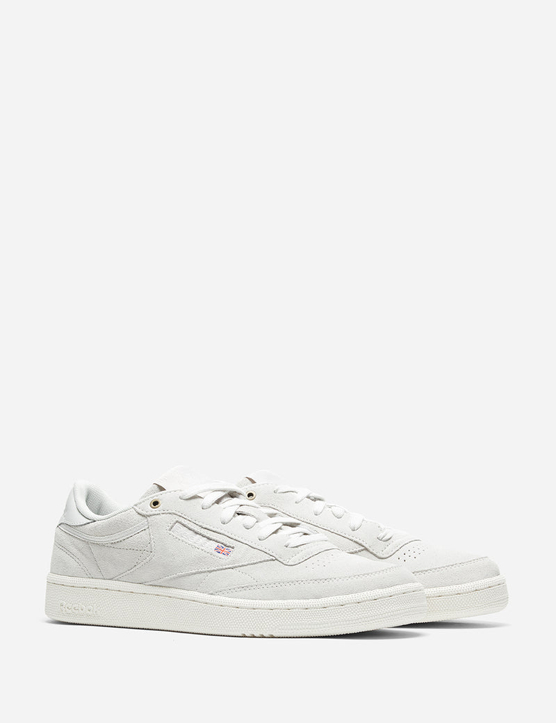 Reebok Club C 85 MCC（CM9296）-ペブルグレイ/チョーク