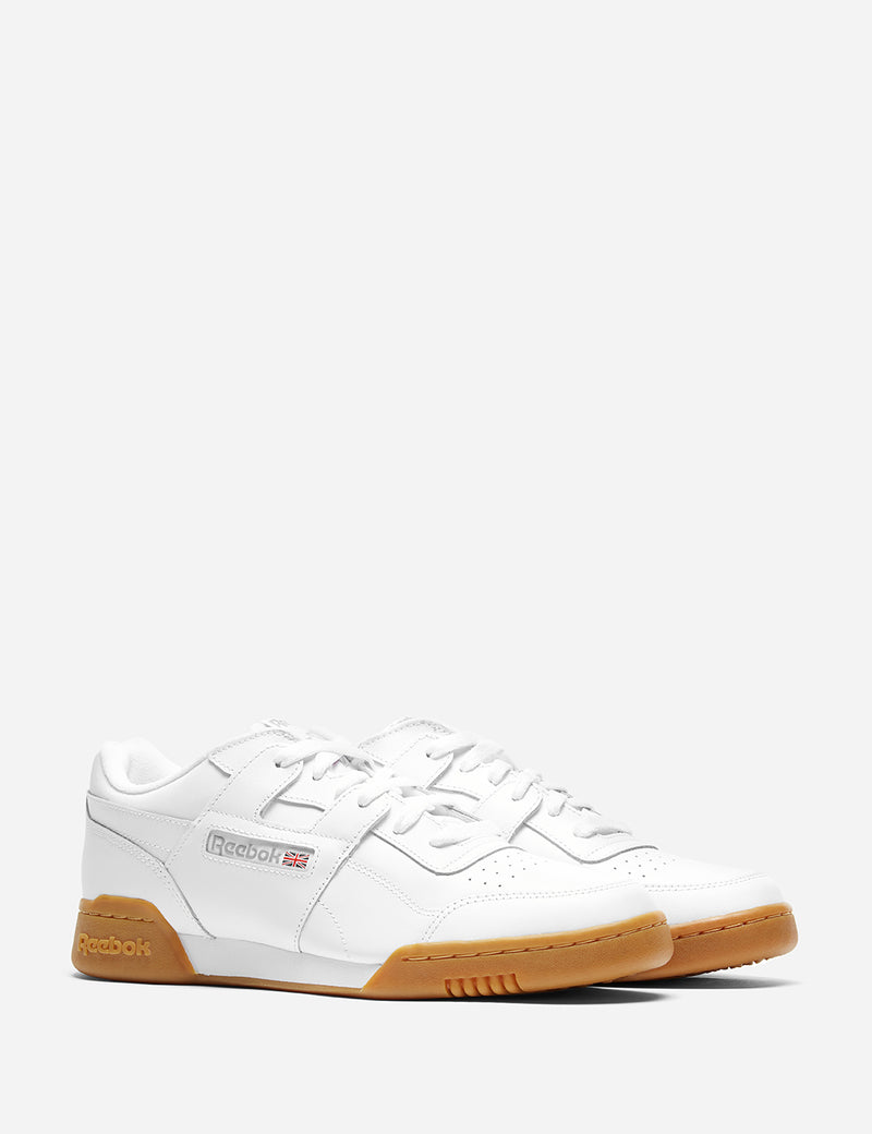 Reebok Workout Plus Gum Sole (CN2126) - White/Carbon/Classic Red