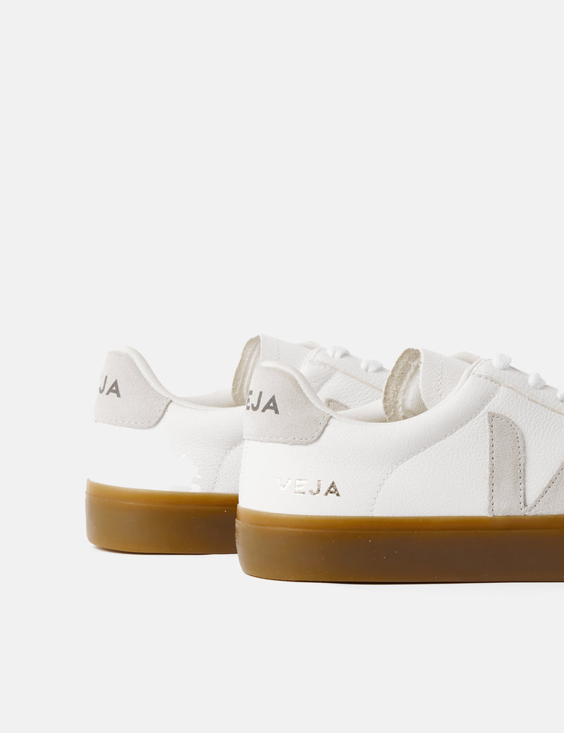 Women's Veja Campo Trainers (Chromefree Leather) - Extra White/Natural/Natural