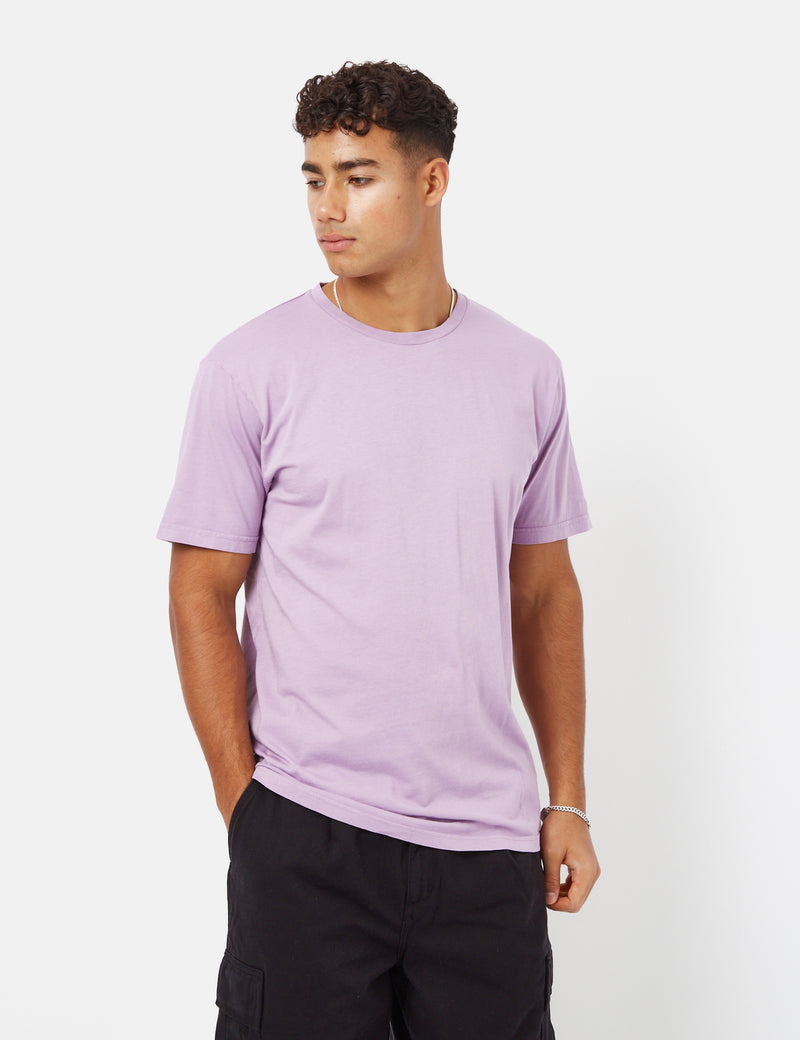 カラフルスタンダードクラシックTシャツ（オーガニック）-パーリーパープル