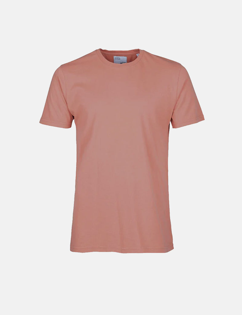 カラフルなスタンダードクラシックオーガニックTシャツ-ローズウッドミスト