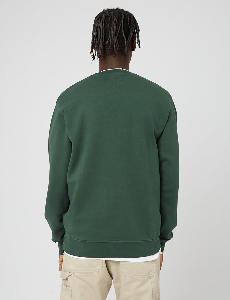 Sweat Colourful Standard Classic Organic Crew - Vert Émeraude