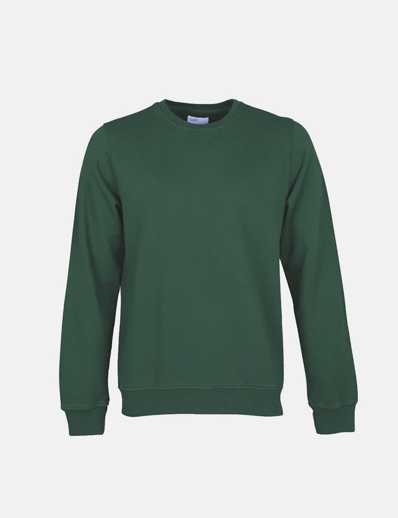 Sweat Colourful Standard Classic Organic Crew - Vert Émeraude