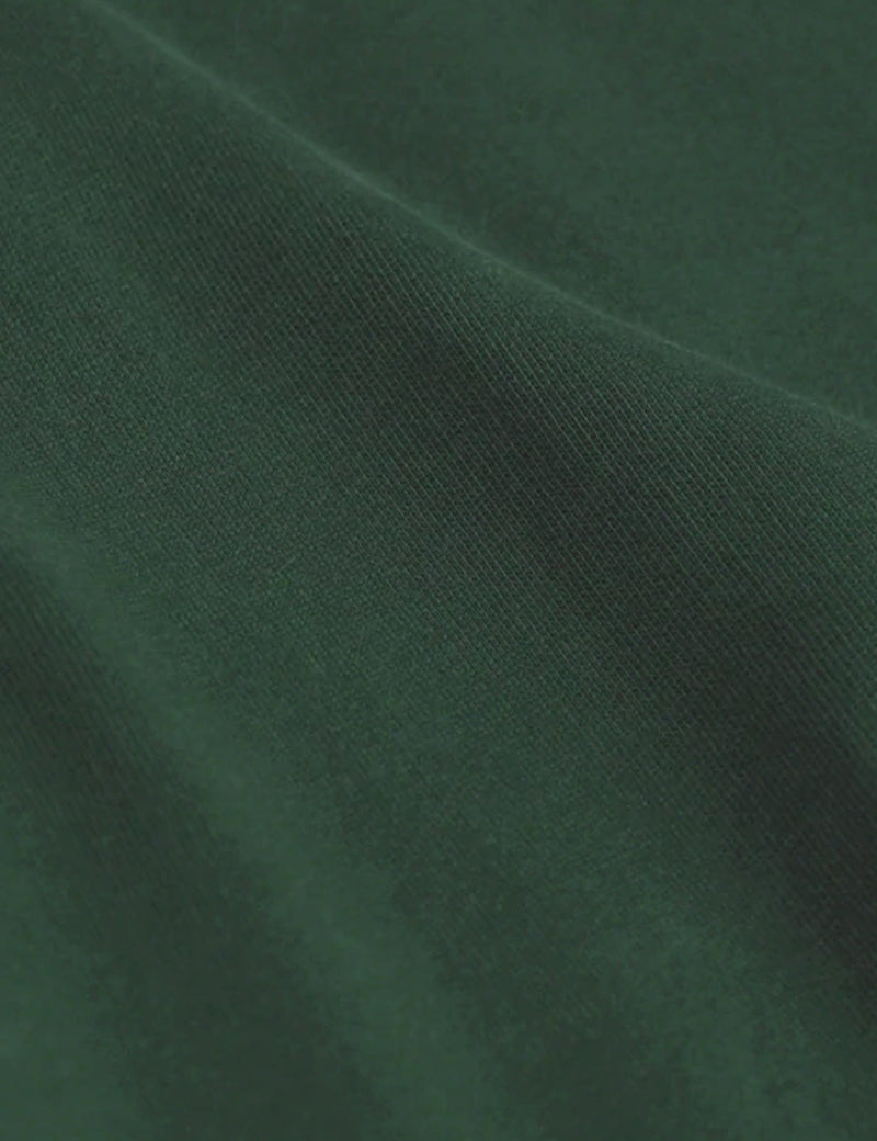 カラフルなスタンダードクラシックオーガニッククルースウェットシャツ-エメラルドグリーン