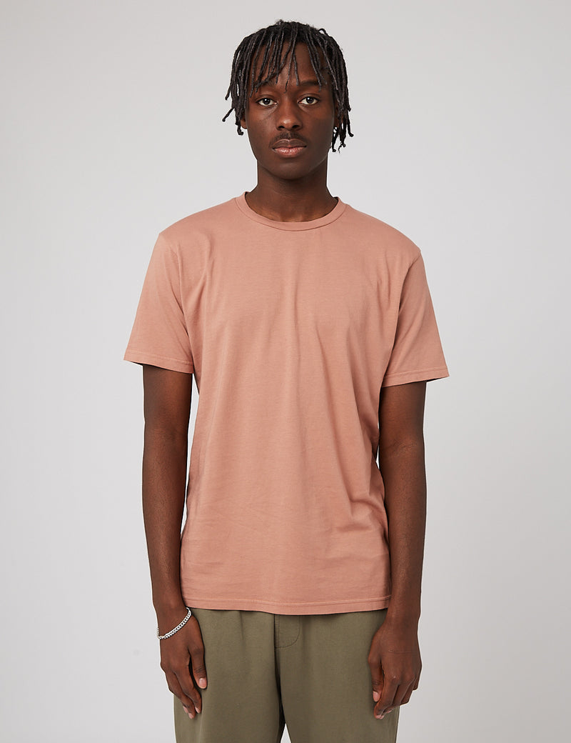 カラフルなスタンダードクラシックオーガニックTシャツ-ローズウッドミスト