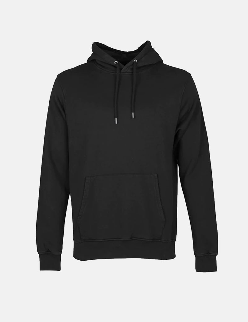 Colorful Standard Classic Organic Hooded Sweatshirt - Deep Black