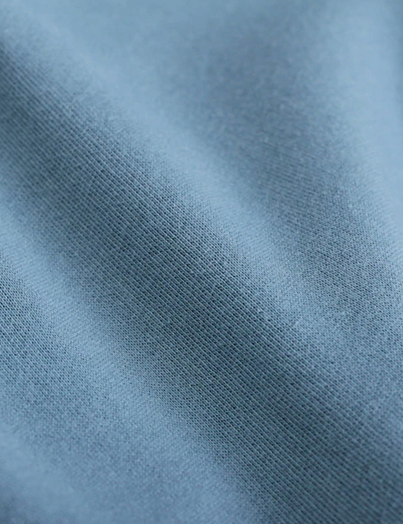 Sweat à Capuche Bio Classique Colourful Standard - Bleu Pierre