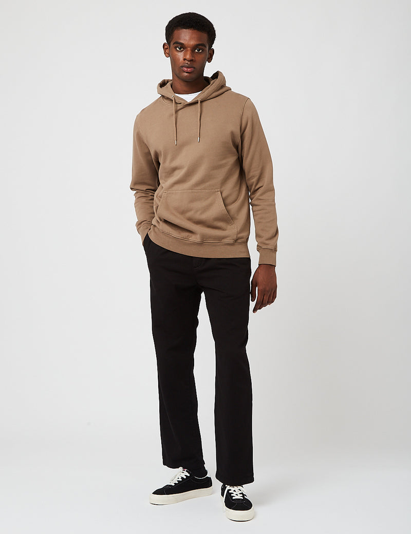 Colorful Standard Classic Organic Hooded Sweatshirt - Warm Taupe Brown