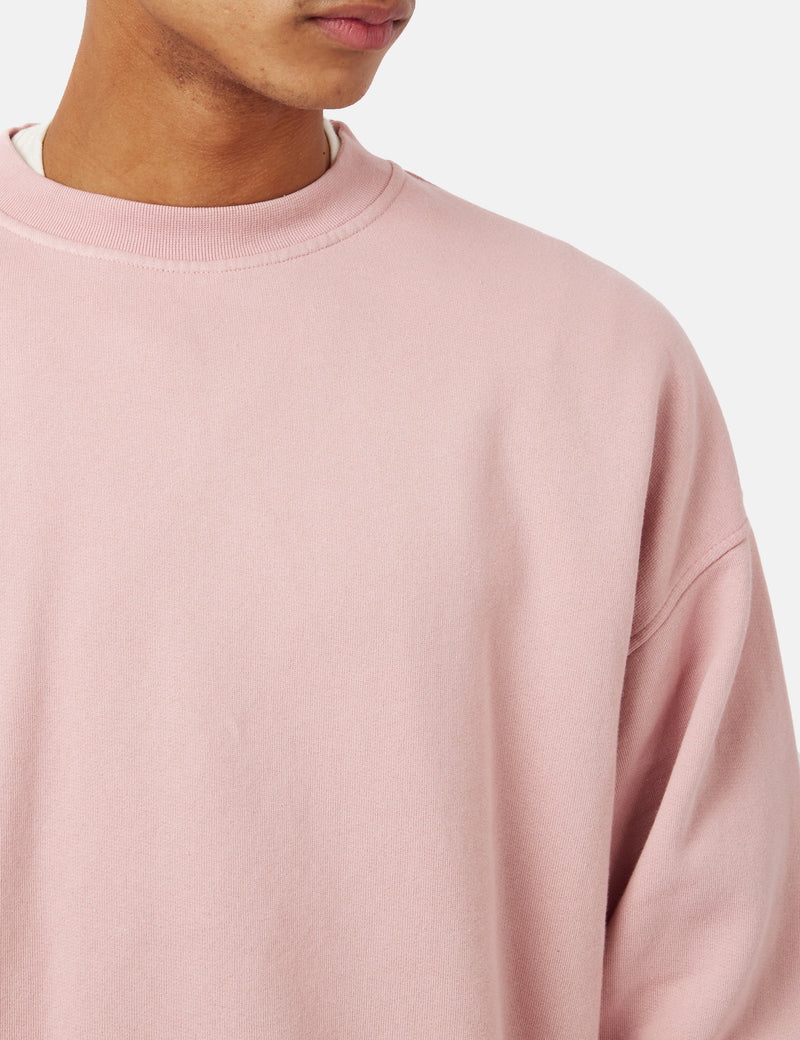 Colorful Standard Oversized Crew Sweatshirt (Organic) - Faded Pink