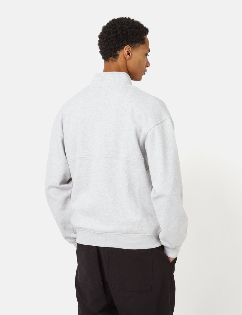 Colorful Standard Organic Quarter Zip Pullover - Snow Melange