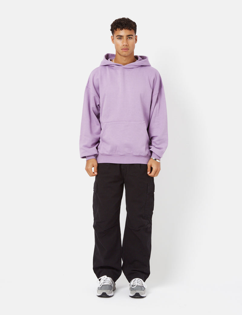 Sweat à Capuche Oversize Bio Colourful Standard - Violet Nacré