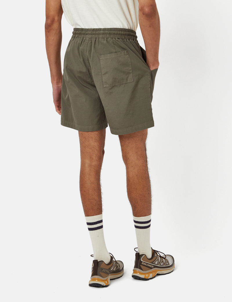 Colorful Standard Twill Shorts (Organic) - Dusty Olive Green