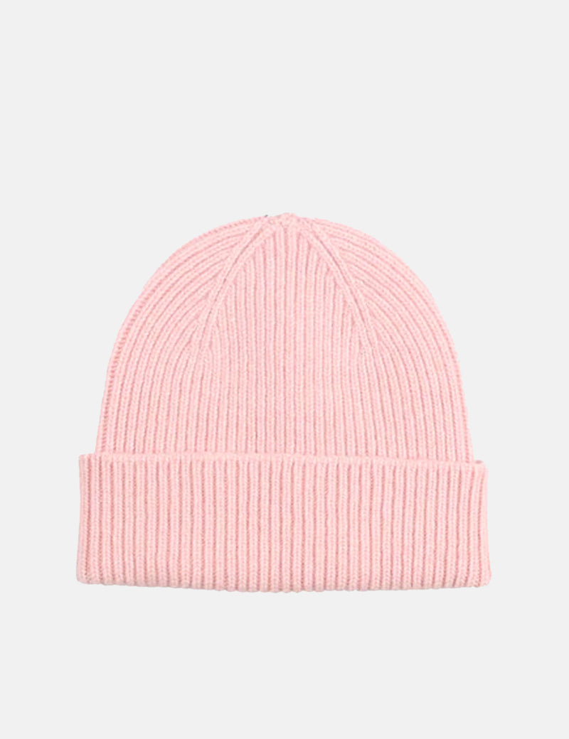 Colorful Standard Merino Wool Beanie Hat - Faded Pink