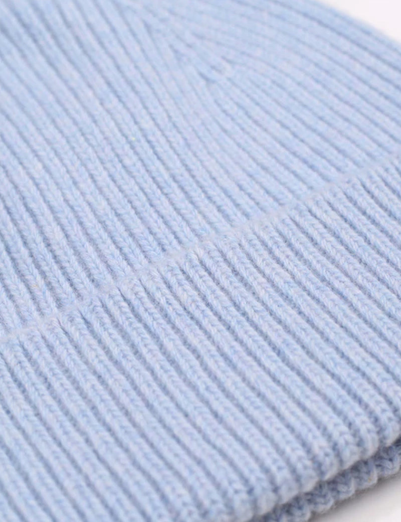 Colorful Standard Merino Wool Beanie Hat - Polar Blue