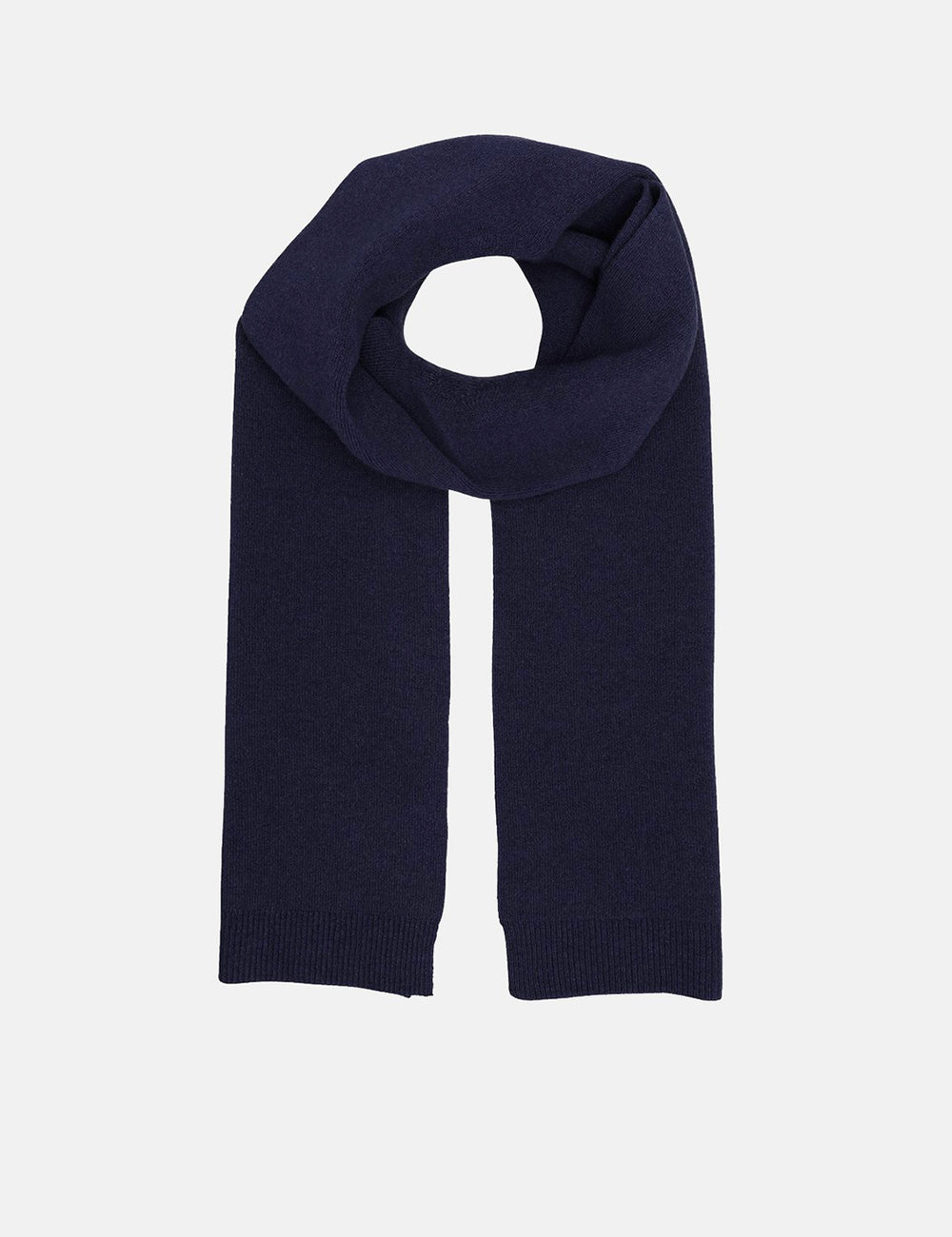Farbenfroher Standard Schal aus Merinowolle - Marineblau | URBAN EXCES –  URBAN EXCESS