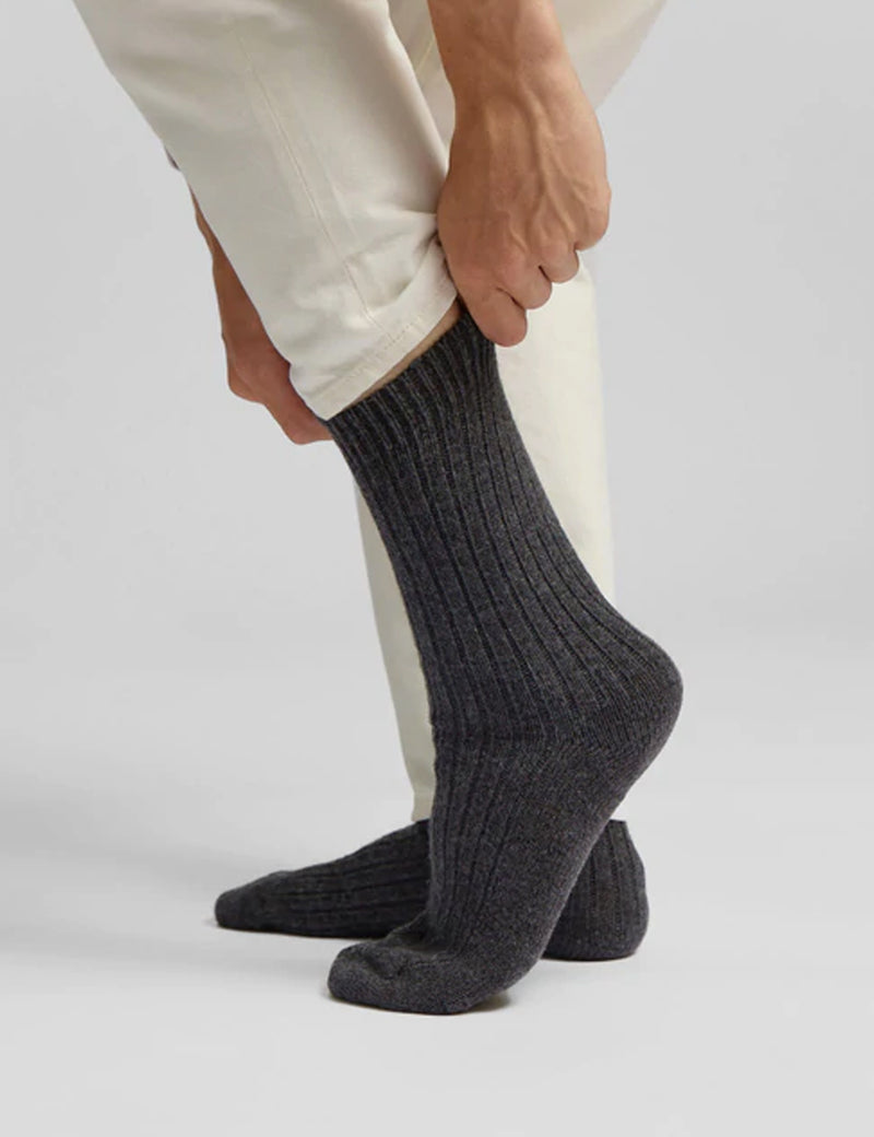 Chaussettes Colourful Standard en Laine Mérinos - Beige Miel