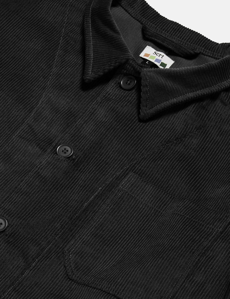 SCRT Cord Work Shirt - Black