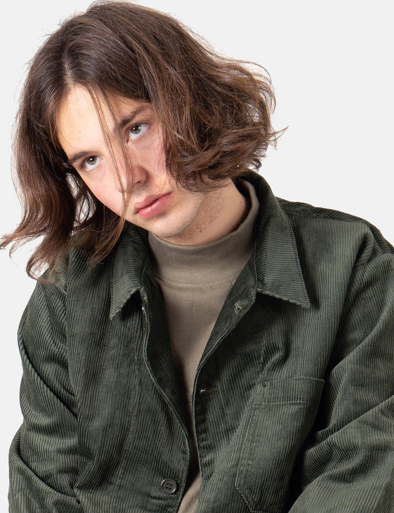 SCRT Cord Work Shirt - Olive Green