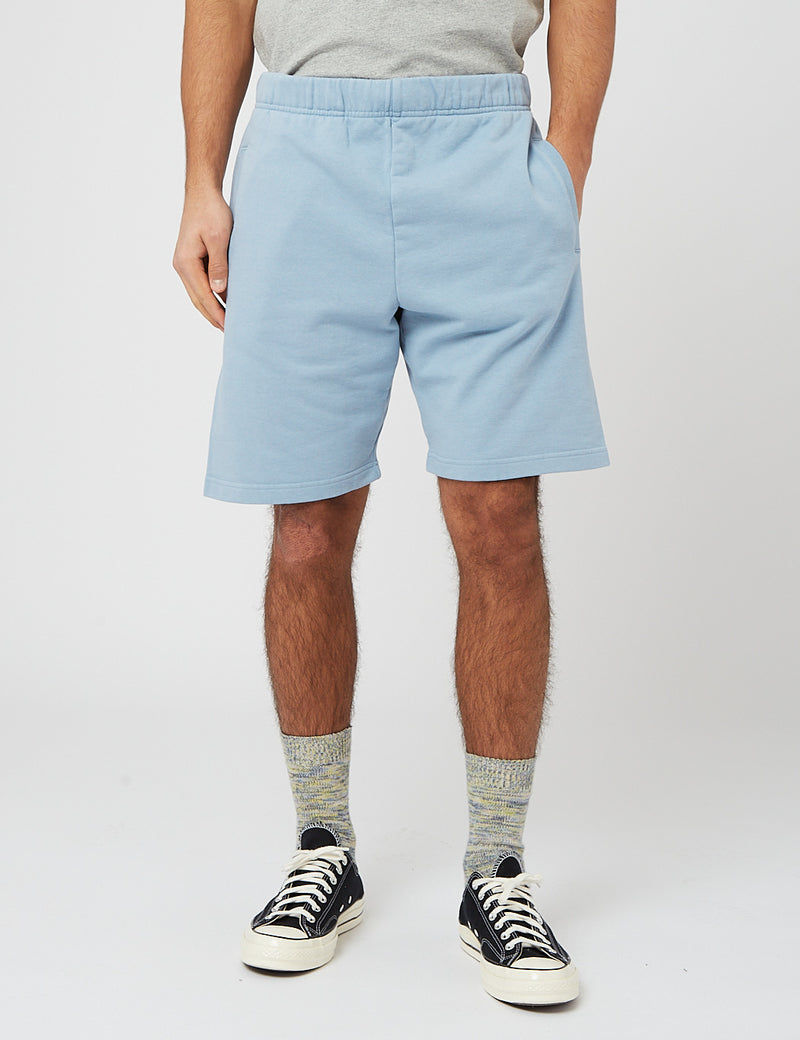 Carhartt-WIP Sweat-Shorts mit Taschen - Mattblau