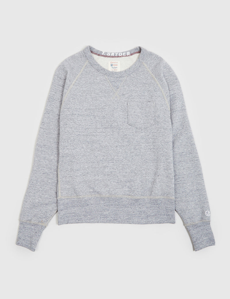 Champion x Todd Snyder Crewneck Sweat - Grey Heather