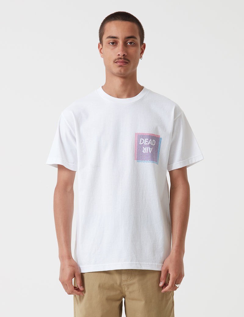 Stu Gazi Dead AirTシャツ-ホワイト