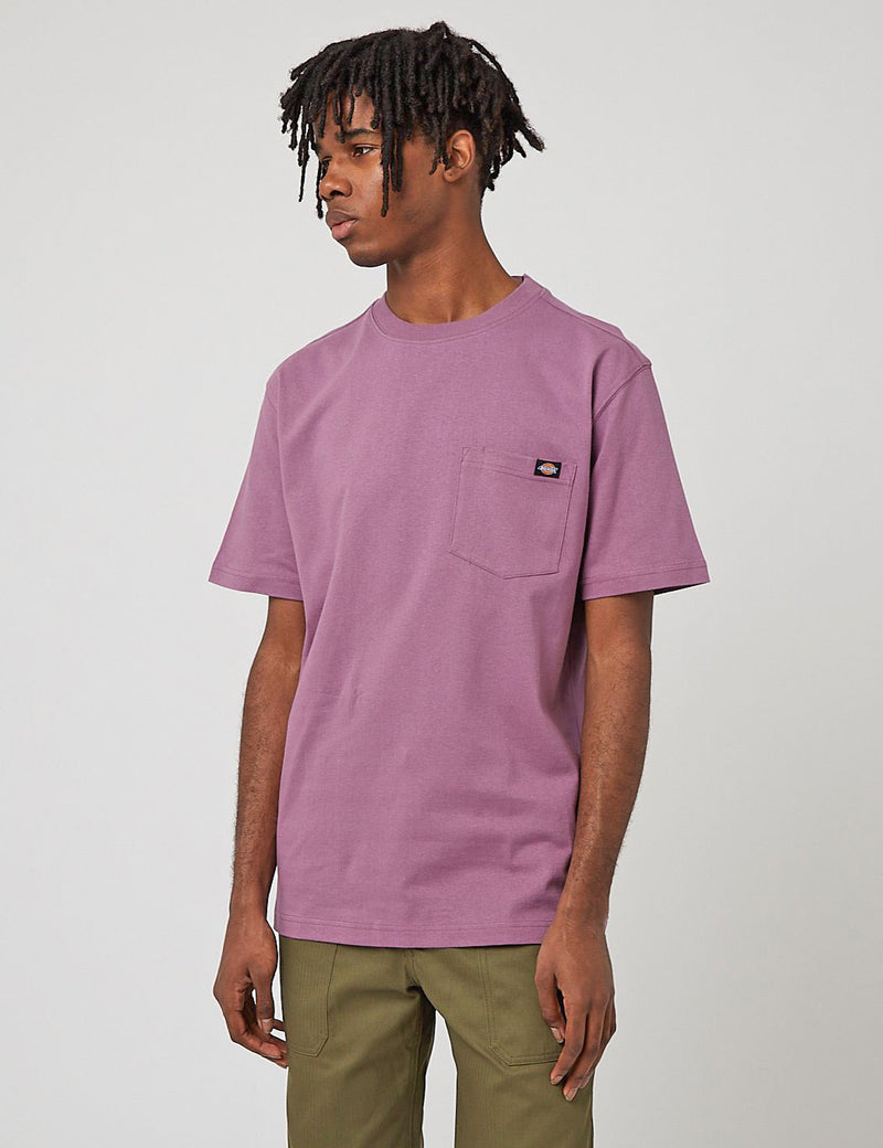 T-Shirt à Poche Dickies Porterdale - Purple Gumdrop