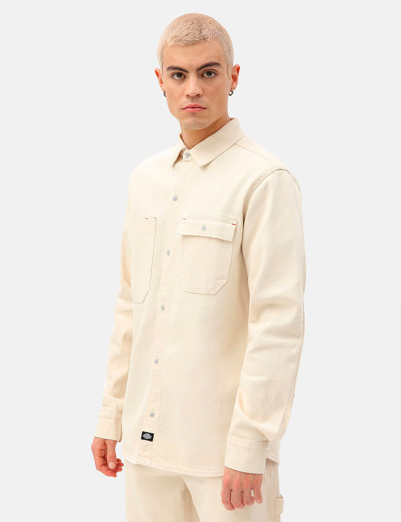 Dickies Paincourtville Denim Shirt - Ecru