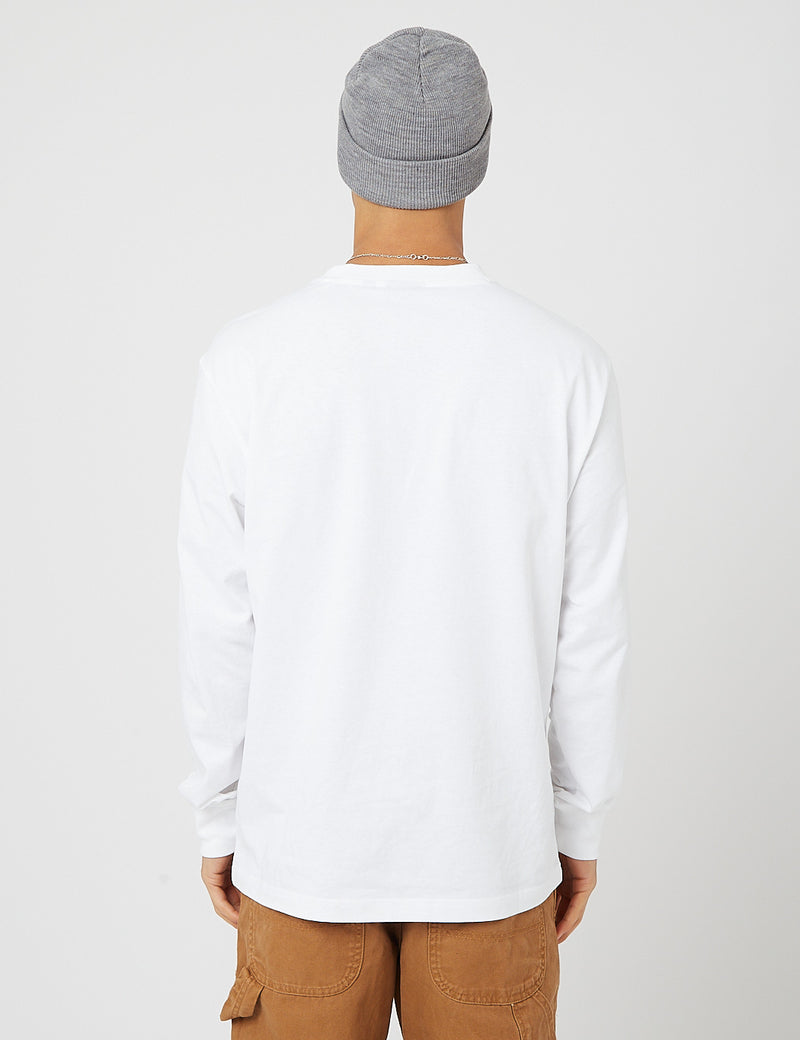 Dickies T-shirt à manches longues Loretto (poids lourd) - Blanc