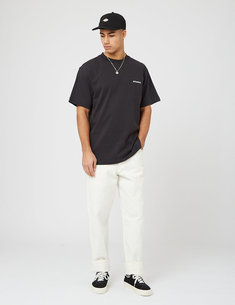 DickiesロレットTシャツ（ヘビー級）-ブラック