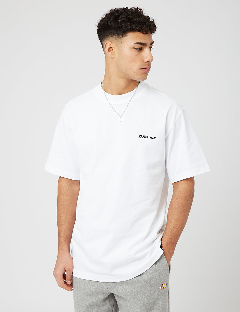 DickiesロレットTシャツ（ヘビーウェイト）-ホワイト