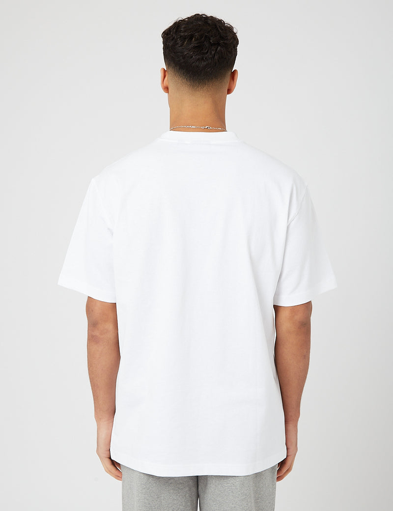 DickiesロレットTシャツ（ヘビーウェイト）-ホワイト