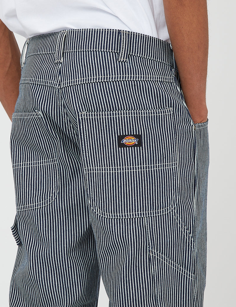 Pantalon Dickies Garyville - Rayure Hickory Bleu/Blanc