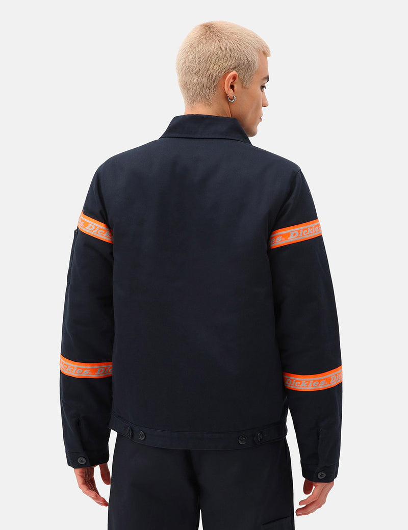 Dickies Gardere Reflective Tape Eisenhower Jacket - Dark Navy