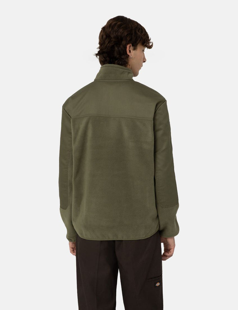 Dickies Port Allen Fleece Pull - Vert militaire