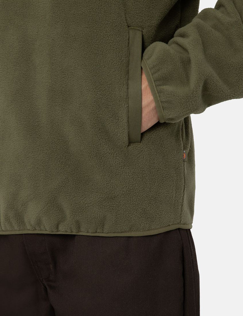 Dickies Port Allen Fleece Pull - Vert militaire