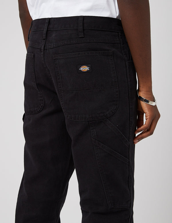 DickiesDCカーペンターパンツ-ストーンウォッシュドブラック