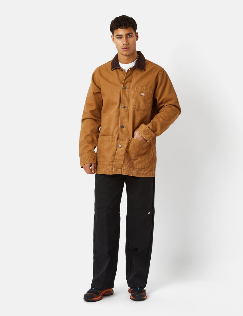 Dickies Duck Canvas Unlined Chore Coat - SW Brown Duck